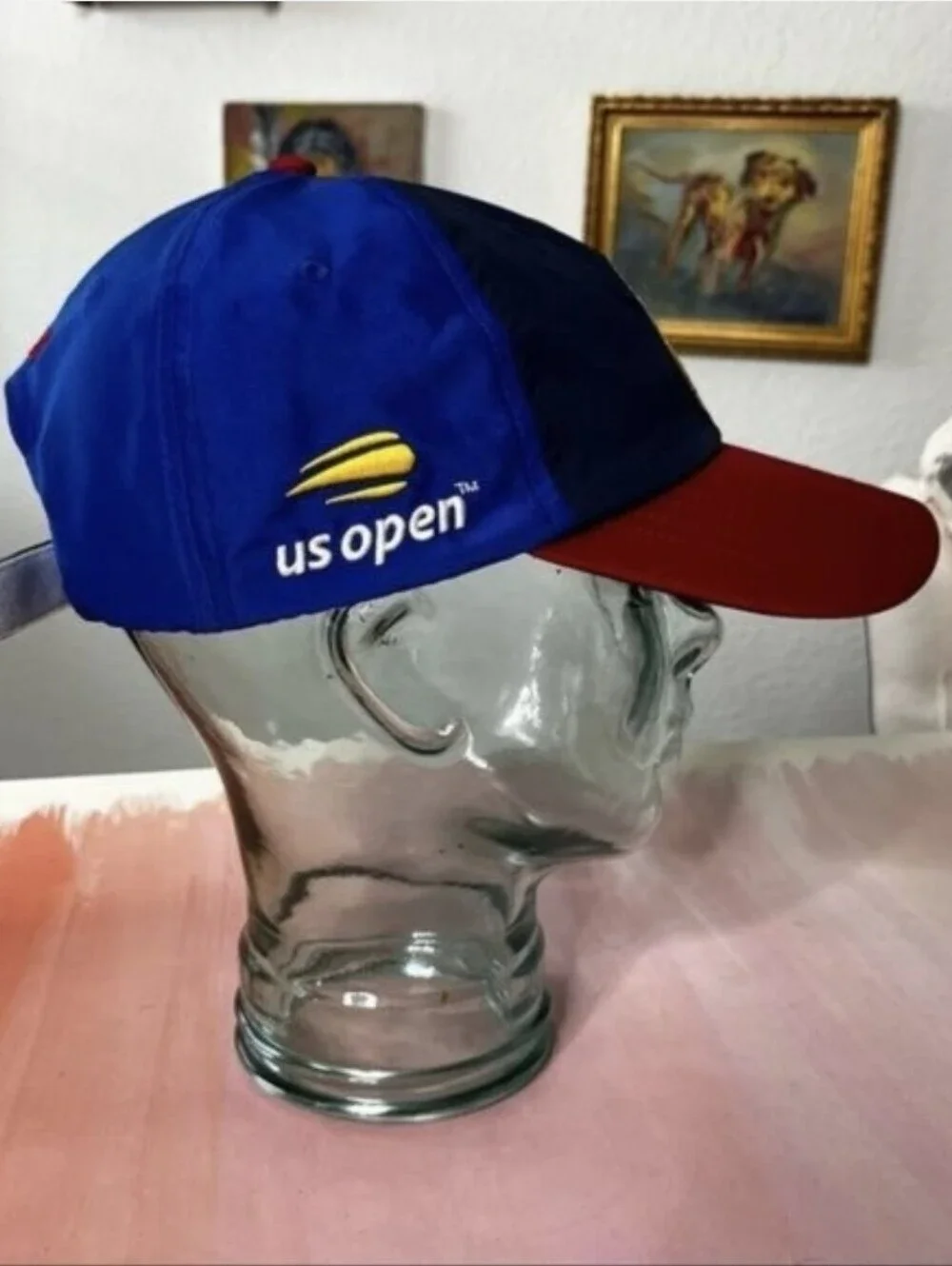 Polo US Open Ball Boy Big Pony Ralph Lauren Baseball Cap Strapback Hat Navy Blue